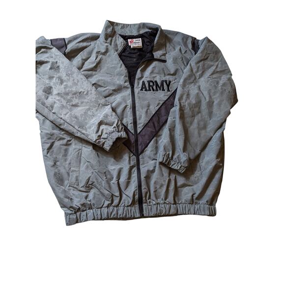 SKILCRAFT Army PFU Jacket Mens XL Long Nylon Windbreaker Military Surplus Refle - Picture 3 of 12